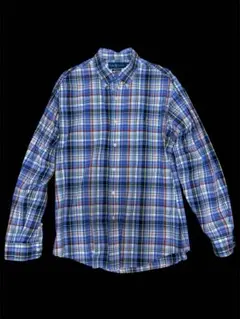 90s ビンテージ Ralph Laurenチェック ボタンダウン シャツ