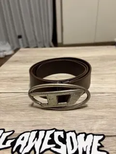 ERL LOGO CROCO EFFECT LEATHER BELT - メルカリ