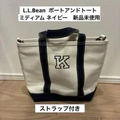 L.L.Beanイニシャルトート　ボードアンドトート　ジップトップ　ミディアム