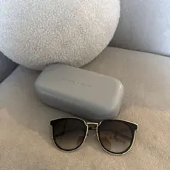 Charles & Keith サングラス ブラック/ゴールドのサムネイル