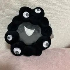 メロン様専用　黒ミャクミャク フェイス ぬいぐるみ ボールチェーンのサムネイル