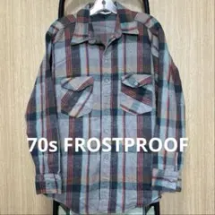 70s 青白 オンブレチェック キムタク ボードシャツ FJ Pendleton