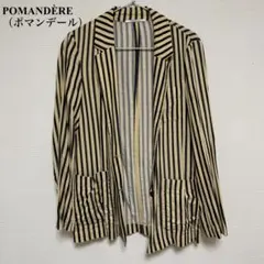 POMANDERE リネンテーラードジャケット 42 ダークグレー - メルカリ