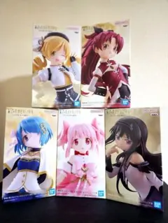 【送料込即購入⭕】まどマギフィギュア5体まとめ売り