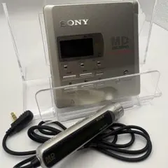 動作品 SONY MZ-R55 MD WALKMAN ポータブルMDレコーダーのサムネイル