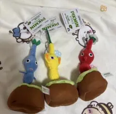 ピクミン ぬいぐるみキーホルダーセット　3体セット