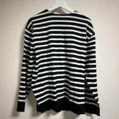 MB ボーダー　ニットセーター S