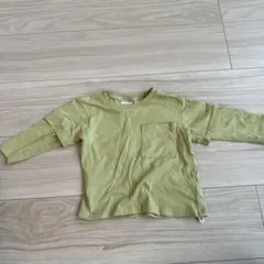 ZARA オリーブグリーン 長袖Tシャツ 80cm