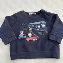 ファミリア　トレーナー　80 ファミちゃん　電車　　車　刺繍