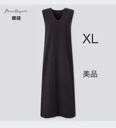 ユニクロ マメクロゴウチ エアリズムコットンブラワンピース ブラック XL 美品