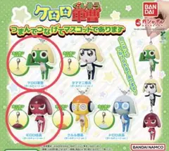 【新品未開封】 ケロロ軍曹 ＆ ギロロ伍長 セットガチャガチャ キーホルダー