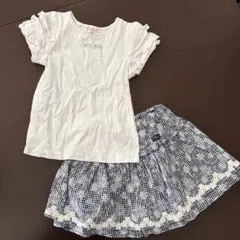 mezzo piano Tシャツとスカートセット 120