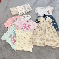 女の子 110 Tシャツ ワンピース まとめ売り 夏服 ママラク トムとジェリー