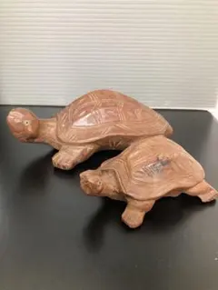 木彫り　亀　一刀彫　木製　古道具　アンティーク　レトロ　雑貨　骨董　手彫り 2025年最新】亀+木彫りの人気アイテム - メルカリ