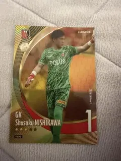 西川周作 GK 浦和レッズ トレーディングカード 2026 Edition 1