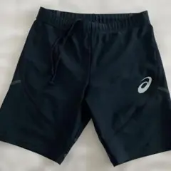asics 陸上用パンツ ブラック アシックス　ショートタイツ M {{
