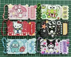 サンリオ キャラクターズ チケット風 アクリルキーホルダー 6種セットのサムネイル