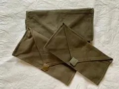 2点 1950s 未使用 デッド フランス軍 実物 キャンバスケース M47