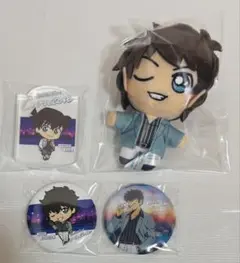 名探偵コナン セガ ラッキーくじ 缶バ ぬい 松田 アクブロ 新一 纏め売り