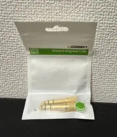 UGREEN 3.5mm 6.35mm 変換アダプタ オーディオアダプタ 2本