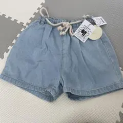 デニムショートパンツ　100センチ　バースデイ　tete a tete 新品