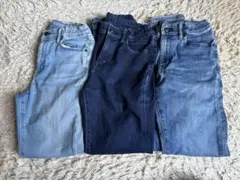 3色ジーンズセット（ライトブルー・ミディアムブルー・ダークブルー）