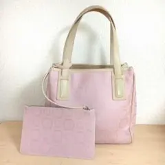 フェラガモピンク ガンチーニ オプアート ハンドバック ミニバック