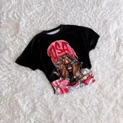 ✨美品✨ SHEIN シーイン グラフィックTシャツ L 黒 オーバーサイズ