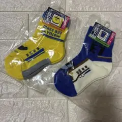 鉄下 キッズ靴下 2足セット ドクターイエロー E7系かがやき