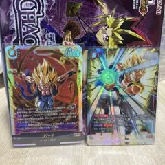 ゴジータ、ゴジータ BR SCR 2枚セット シークレット パラレル】ドラゴンボールスーパーカードゲーム FB09-121 ゴジータ：BR