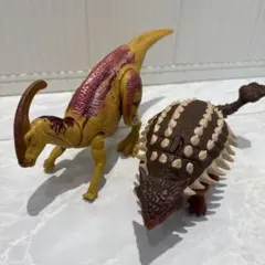 【廃盤】マテル アンキロサウルス・パラサウロロフス2体セット