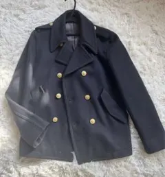 ちりり様専用美品 ビューティーアンドユースウール ピーコート ダブルブレスト