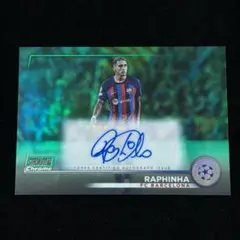 Raphinha ラフィーニャ Topps Chrome /99 Auto 直筆