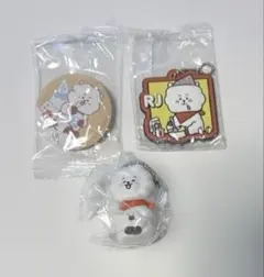 BTS BT21 くら寿司　RJ JIN ジン マスコット　ラバー　缶バッジ