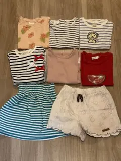 女の子　夏服 8点セット 110cm