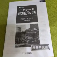 サクシード 政経/公共 新課程版 解答解説書のみ　本誌なし