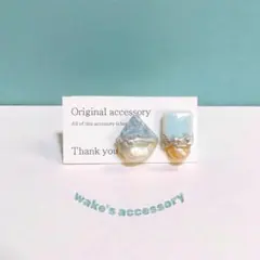 No.469✴︎silver✴︎〜旅する銀継ぎ〜ピアス・イヤリング