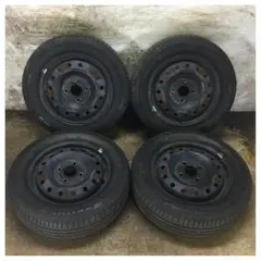 バリ溝！23年製 155/80R13 トーヨータイヤ スチール 4本 - メルカリ