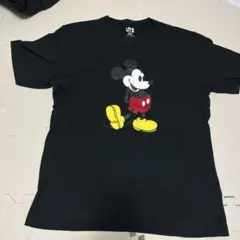 UNIQLO ミッキーマウス Tシャツ Mサイズ ブラック