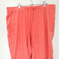海外ブランド パジャマ 無地 裾パイピング ビッグサイズ 4XL 綿混 部屋着