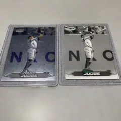 topps Aaron Judge chrome +モノクロ2枚セット