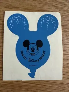 東京ディズニーリゾート　ディズニーシー 25周年　ミッキーバルーンステッカー