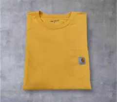 carhartt / カーハート　イエローTシャツ　胸ポケット付き　XL