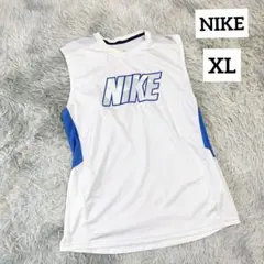 【ナイキ】ドライフィット タンクトップ (XL) 白 速乾 バスケ スポーツ