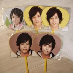 嵐 二宮和也 ミニうちわ 5枚セット　うちわ
