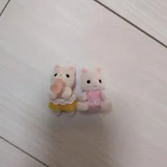 シルバニアファミリーシルク 猫の赤ちゃん人形2体セット