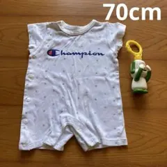 70cm ベビーロンパース　チャンピオン　ワンワンおもちゃ