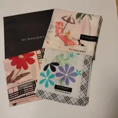 BURBERRY　バーバリー ハンカチ 3枚セット