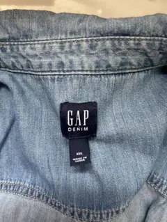 GAP DENIM 長袖 デニムシャツ ライトブルー XXLのサムネイル