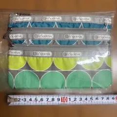 ☆LeSportsac レスポートサック スリージップ ポーチ 3ZIP☆